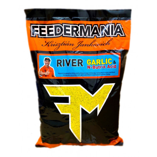 FEEDERMANIA GROUNDBAIT RIVER GARLIC AND N-BUTYRIC ACID 2500G