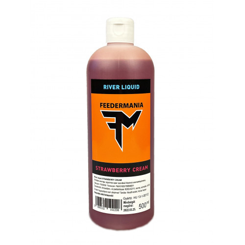 FEEDERMANIA RIVER LIQUID STRAWBERRY CREAM 500 ML