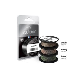   Delphin LEADCORE zöld grass 5m 45lbs 5m fonott előkezsinór