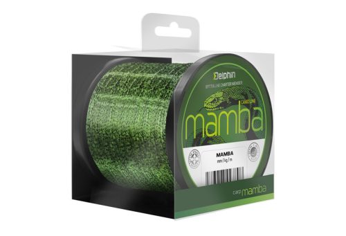 Delphin MAMBA Carp / camou 0,26mm 5,2kg 600m monofil pontyozó zsinór