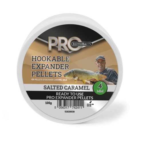 Hookable Expander Pellets - Salted Caramel 4mm 100g