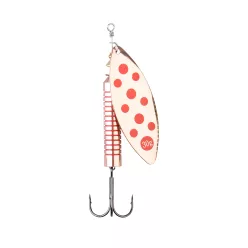 SALMON SPINNER COPPER/RED 30G