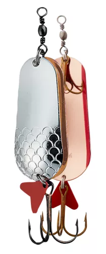 TWIN SPOON 10CM 60G S SILVER/COPPER