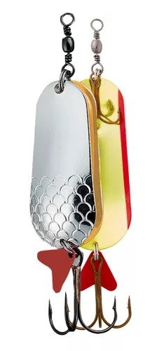 TWIN SPOON 8CM 45G SINKING SILVER/GOLD