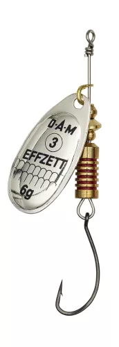 SINGLEHOOK SPINNER 1 3G SINKING SILVER