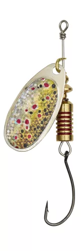 SINGLEHOOK SPINNER 2 4G S BROWN TROUT