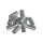 ALUMINUM CRIMP SLEEVES 1.00MM 16PCS