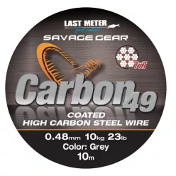 CARBON49 STEELWIRE 10M0.70MM23KG50LBS CG