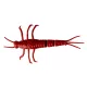 LB 3D PVC MAYFLY NYMPH 5CM 1G RED 8PCS