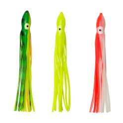 A-STATIC OCTOPUSES 15CM 3 PCS FTG/YEL/MA