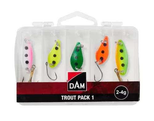 TROUT PACK 1 INC. BOX 5 PCS 2- 2-4G