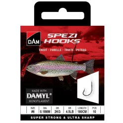 SPEZI TROUT 6 0.18MM 2KG 180CM 10PCS