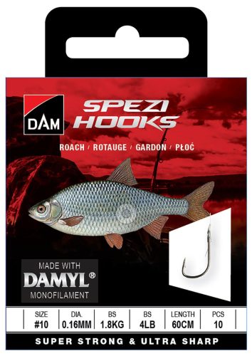 SPEZI ROACH 18 0.10MM 0.9KG 60CM 10PCS