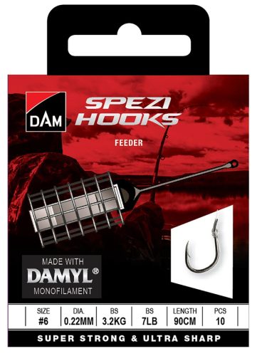 SPEZI FEEDER 6 0.22MM 3.2KG 90CM 10PCS