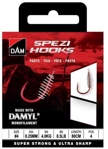 SPEZI PASTE 4 0.25MM 4.0KG 80CM 4PCS