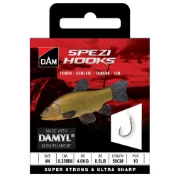 SPEZI TENCH 6 0.22MM 3.2KG 50CM 10PCS