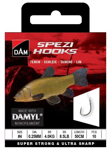 SPEZI TENCH 12 0.16MM 1.8KG 50CM 10PCS