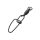STAINL. BB SWIVELS W.CROSSL. SNAP 3 90KG