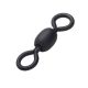 STAINLESS CRANE SWIVELS 2 90KG BLACK 10P