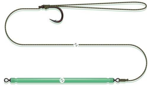 BUNGEE PELLET RIG 70CM 0.95MM 3/0 SP