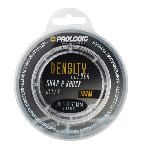 DENSITY SNAGNSHOCK LEADER 100M0.50MM CLE