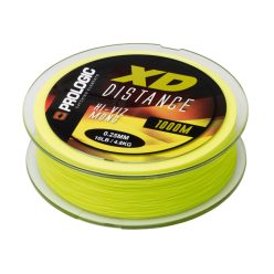 XD DISTANCE MONO 1000M 0.25MM HI-VIZ YEL