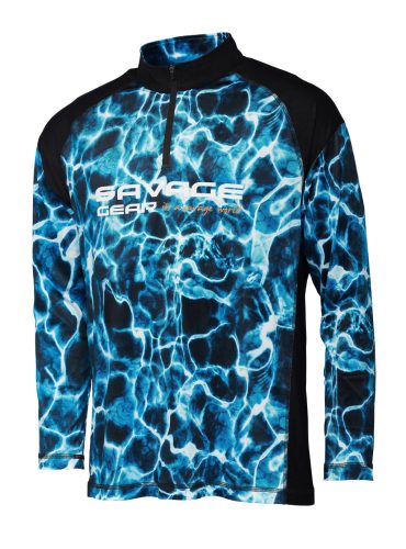 MARINE UV LONG SLEEVE TEE L SEA BLUE