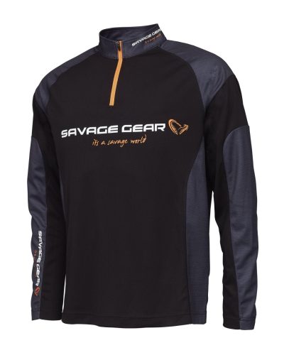 TOURNAMENT GEAR SHIRT 1/2 ZIP XXL B INK