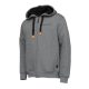 CLASSIC ZIP HOODIE M GREY MELANGE