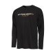 SIGNATURE LOGO LS T-SHIRT L BLACK CAVIAR