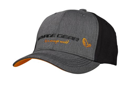 STRIKE CAP ONESIZE GREY MELANGE/BLACK