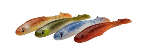 SLENDER SCOOP SHAD 13CM 12G CW MIX 4PCS