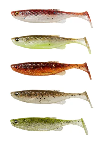 FAT MINNOW T-TAIL 9CM 7G CW MIX 5PCS