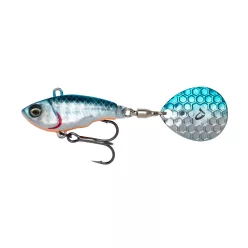 FAT TAIL SPIN 6.5CM 16G S BLUE SILVER