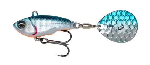FAT TAIL SPIN 6.5CM 16G S BLUE SILVER
