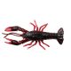 NED CRAW 6.5CM 2.5G F BLACK AND RED 4PCS