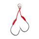 BLOODY ASSIST HOOK J 3/0 2PCS DOUBLE AS