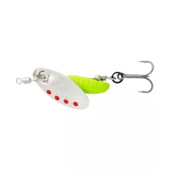GRUB SPINNERS 0 2.2G S SILVER RED LIME