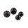 RUBBER BEADS 10MM 12PCS